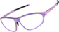 Angle view of Zunnies -Wrap-Around Sports Sunglasses 1012917 in Purple thumbnail
