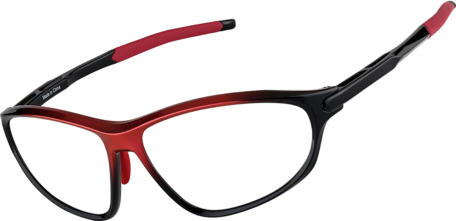 Angle view of Zunnies -Wrap-Around Sports Sunglasses 1012918 in Red