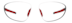 Zunnies -Wrap-Around Sports Sunglasses 1012918 in Red