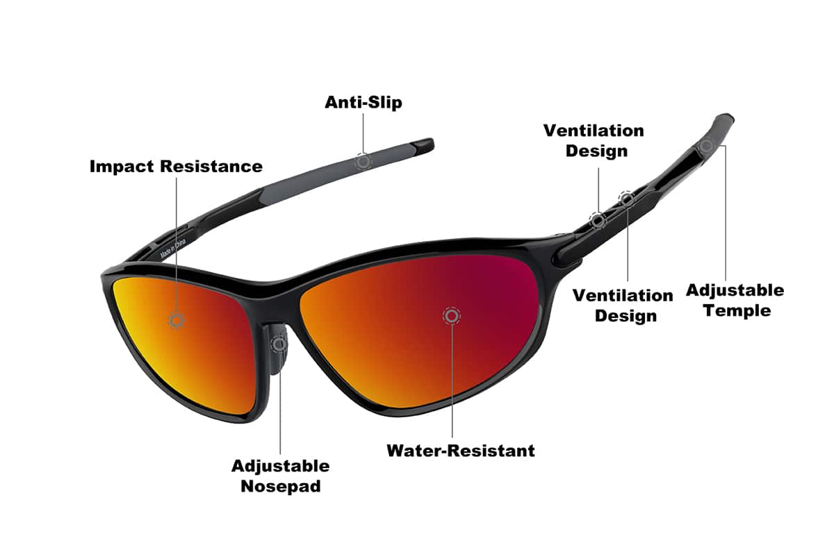 Image of Zunnies -Wrap-Around Sports Sunglasses