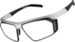 Angle view of Zunnies -Wrap-Around Sports Sunglasses 1013011 in Silver thumbnail
