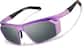 Angle view of Zunnies -Wrap-Around Sports Sunglasses 1013017 in Purple thumbnail