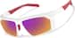 Angle view of Zunnies -Wrap-Around Sports Sunglasses 1013030 in White thumbnail