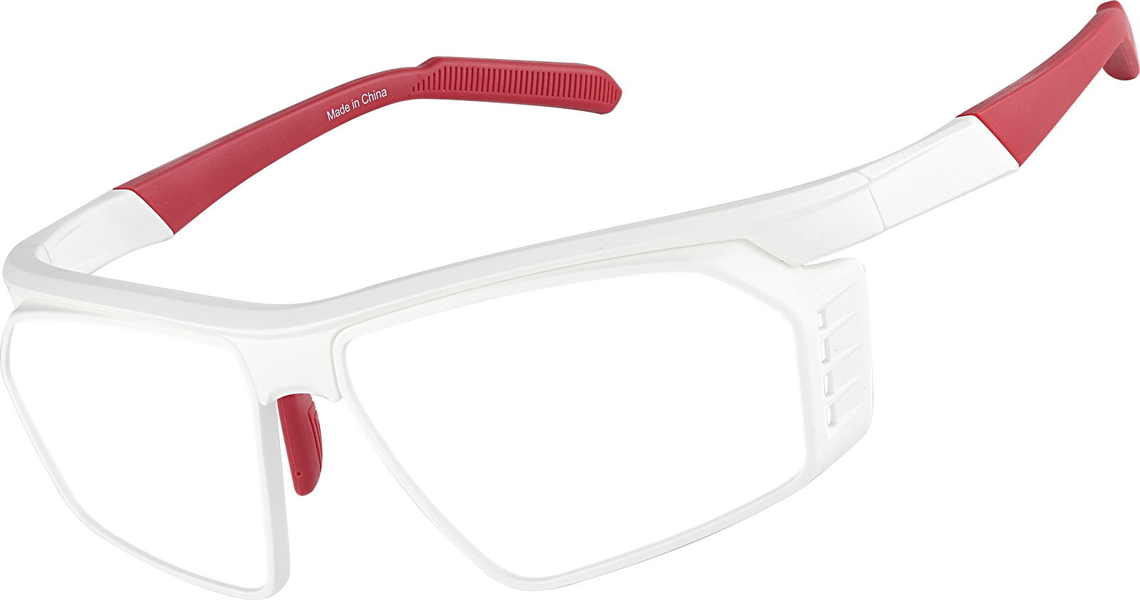 Angle view of Zunnies -Wrap-Around Sports Sunglasses 1013030 in White