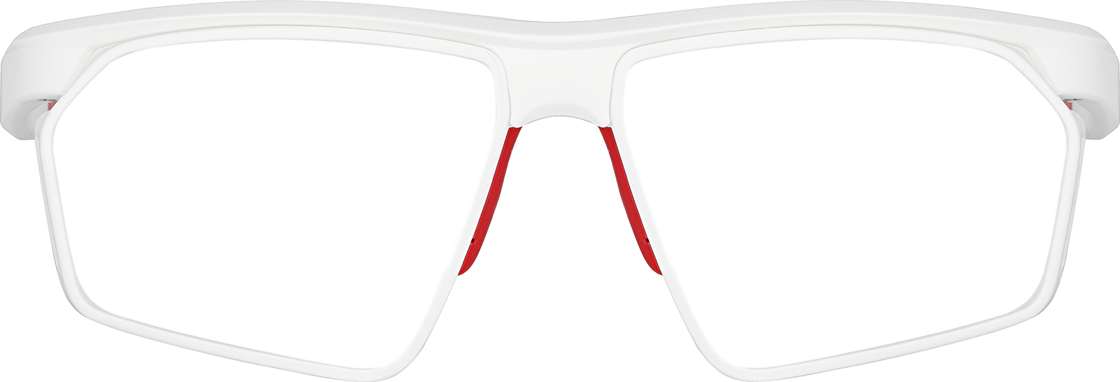 Front view of Zunnies -Wrap-Around Sports Sunglasses 1013030 in White