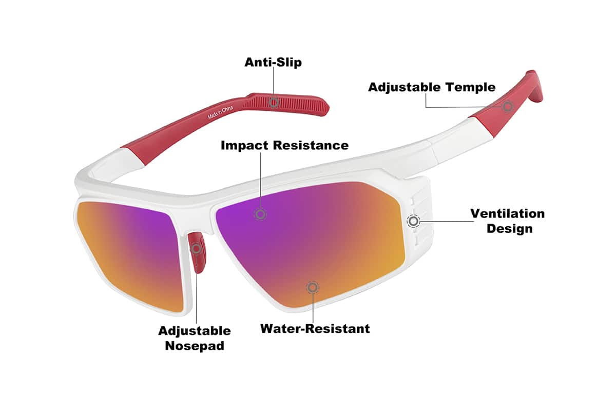 Image of Zunnies -Wrap-Around Sports Sunglasses