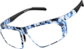 Angle view of Zunnies -Wrap-Around Sports Sunglasses 1013041 in Pattern thumbnail