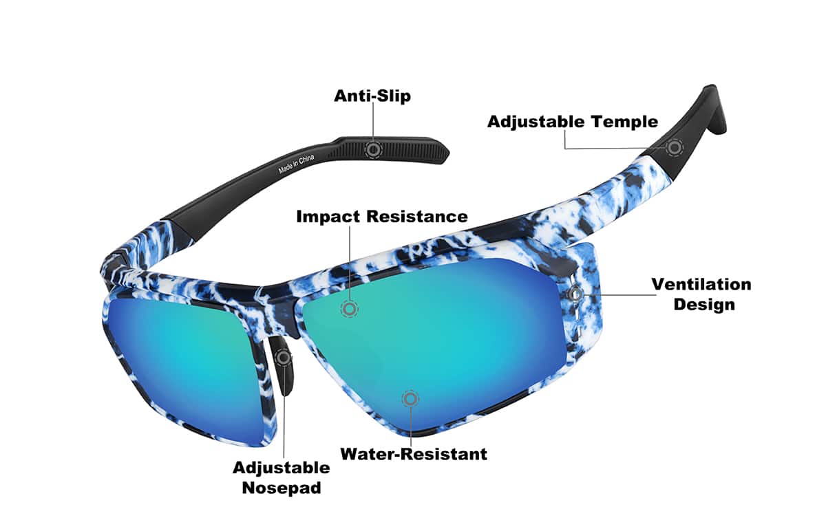 Image of Zunnies -Wrap-Around Sports Sunglasses