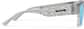 Side view of Zunnies - Rectangle Sunglasses 1013112 in Gray thumbnail