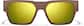 Front view of Zunnies - Rectangle Sunglasses 1013115 in Brown thumbnail