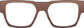 Front view of Zunnies - Rectangle Sunglasses 1013115 in Brown thumbnail