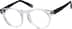 Round Glasses 101323 in Clear