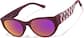 Angle view of Zunnies - Sports Oval Sunglasses 1013318 in Red Speckle thumbnail