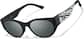 Angle view of Zunnies - Sports Oval Sunglasses 1013321 in Black thumbnail