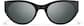 Front view of Zunnies - Sports Oval Sunglasses 1013321 in Black thumbnail