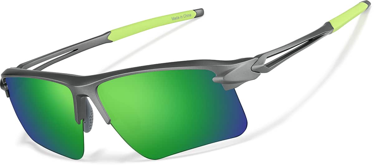 Gray Zunnies - Wrap-Around Sunglasses #1013412 | Zenni Optical