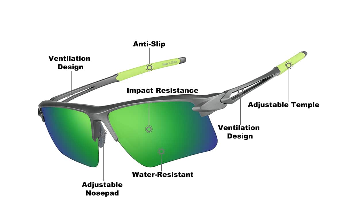 Zunnies - Wrap-Around Sunglasses 10134