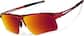 Angle view of Zunnies - Wrap-Around Sunglasses 1013418 in Red thumbnail
