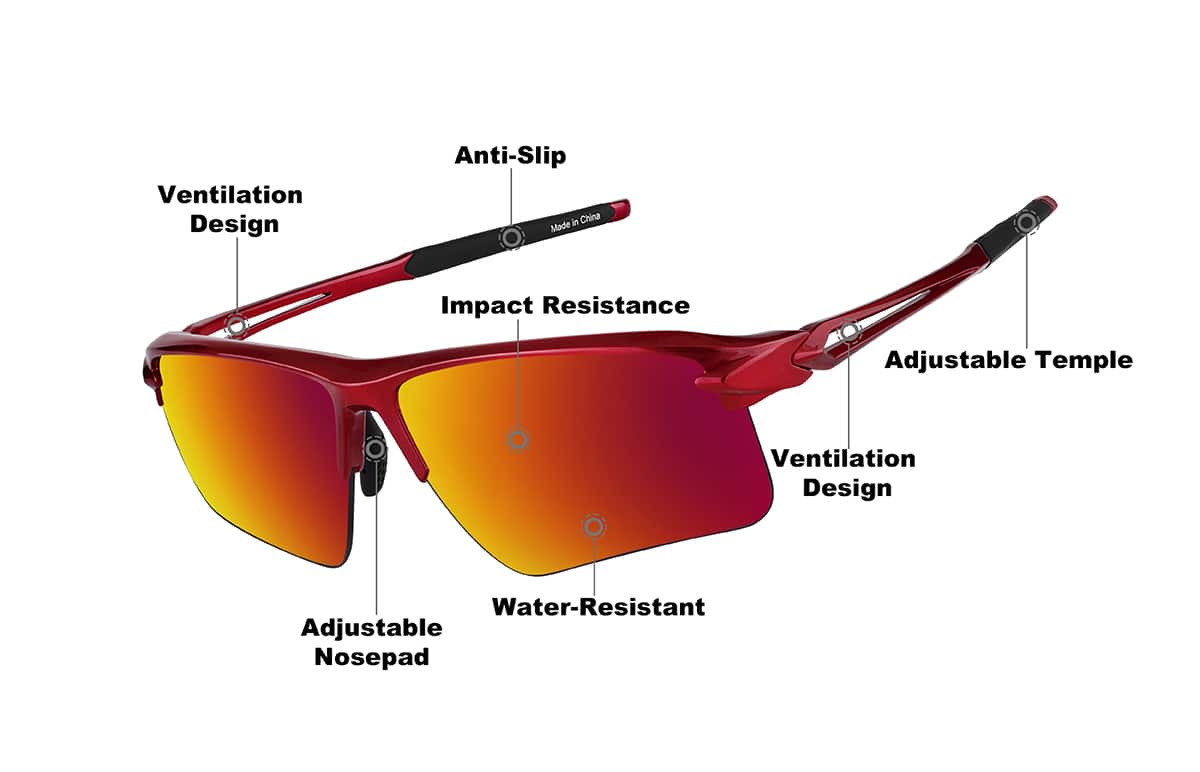 Image of Zunnies - Wrap-Around Sunglasses