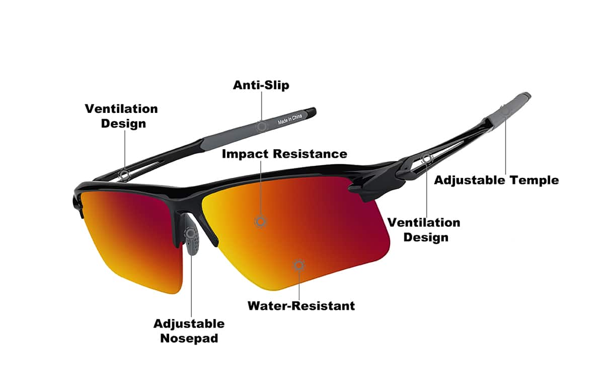 Image of Zunnies - Wrap-Around Sunglasses