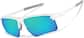Angle view of Zunnies - Wrap-Around Sunglasses 1013430 in White thumbnail