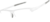 Angle view of Zunnies - Wrap-Around Sunglasses 1013430 in White thumbnail