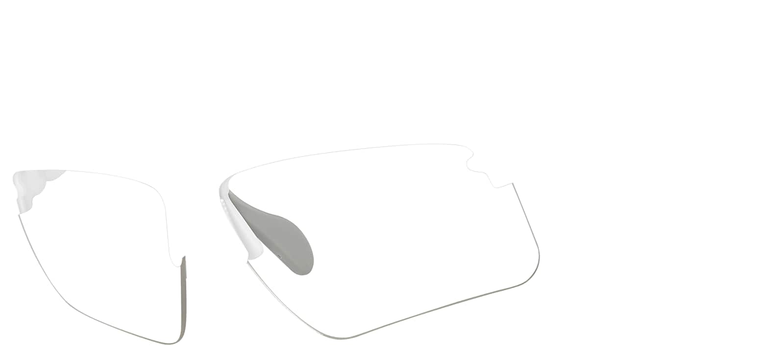 Angle view of Zunnies - Wrap-Around Sunglasses 1013430 in White