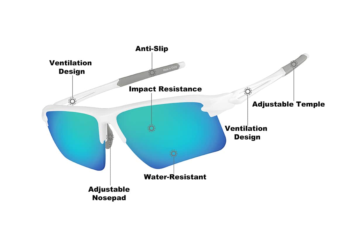 Image of Zunnies - Wrap-Around Sunglasses