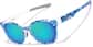 Angle view of Zunnies - Square Sports Sunglasses 1013516 in Blue Pattern thumbnail
