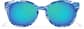 Front view of Zunnies - Square Sports Sunglasses 1013516 in Blue Pattern thumbnail