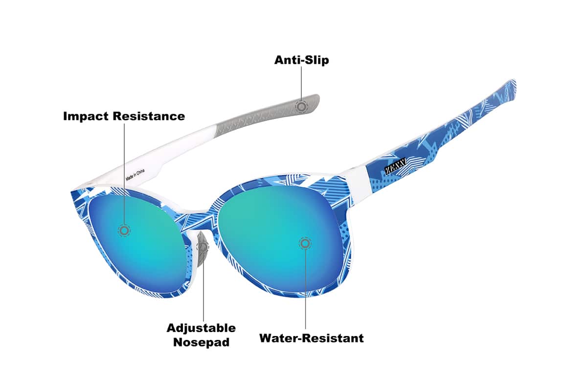 Image of Zunnies - Square Sports Sunglasses