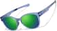 Angle view of Zunnies - Square Sports Sunglasses 1013536 in Blue thumbnail