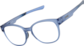 Angle view of Zunnies - Square Sports Sunglasses 1013536 in Blue thumbnail
