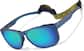 Angle view of Lentes de Sol Deportivas Cuadradas 1013616 in Marina thumbnail