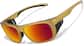Angle view of Zunnies - Square Sports Sunglasses 1013714 in Gold thumbnail