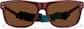 Front view of Lunettes de soleil Square Sports 1013718 in Rouge thumbnail