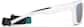 Side view of Lentes de Sol Deportivas Cuadradas 1013730 in Blanco thumbnail