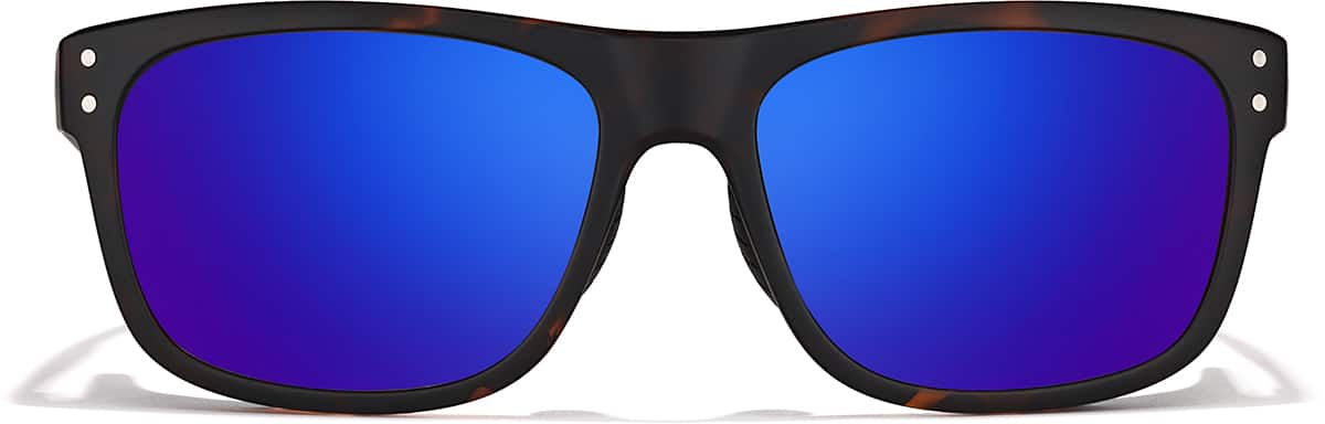Tortoiseshell Zunnies - Square Sports Sunglasses #1013735 | Zenni