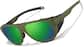Angle view of Zunnies - Aviator Sports Sunglasses 1013824 in Army Green thumbnail