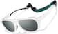 Angle view of Zunnies - Aviator Sports Sunglasses 1013830 in White thumbnail