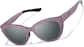 Angle view of Zunnies - Sports Cat-Eye Sunglasses 1013917 in Purple thumbnail