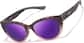 Angle view of Zunnies - Sports Cat-Eye Sunglasses 1013939 in Tortoiseshell thumbnail