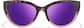 Front view of Zunnies - Sports Cat-Eye Sunglasses 1013939 in Tortoiseshell thumbnail