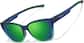 Angle view of Zunnies - Square Sports Sunglasses 1014036 in Blue thumbnail