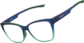 Angle view of Zunnies - Square Sports Sunglasses 1014036 in Blue thumbnail