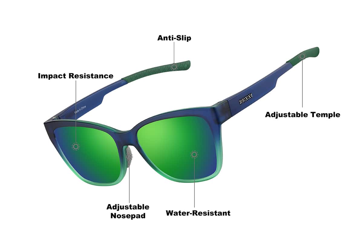 Image of Zunnies - Square Sports Sunglasses