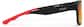 Side view of Zunnies - Aviator Sports Sunglasses 1014121 in Black and Red thumbnail