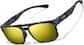 Angle view of Zunnies - Lentes de Sol deportivas de aviador 1014139 in Camuflado negro y gris thumbnail