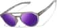 Angle view of Zunnies - Aviator Sports Sunglasses 1014212 in Gray thumbnail