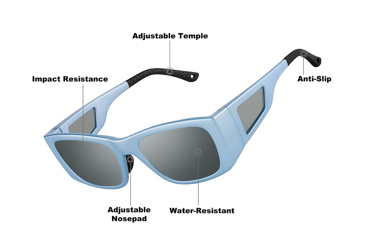 Image of Zunnies - Rectangle Sports Sunglasses
